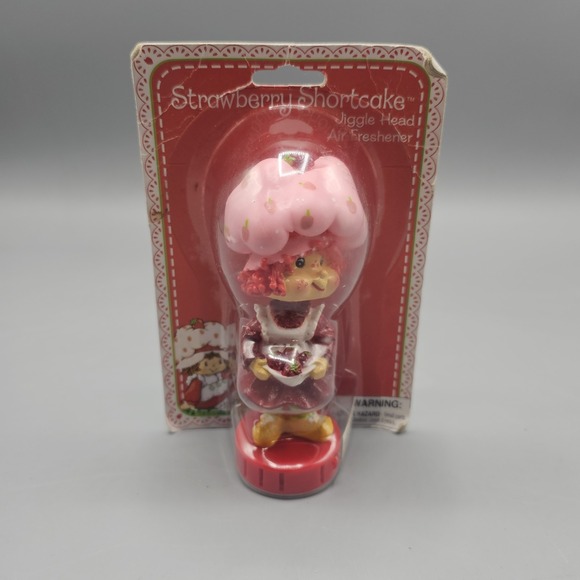 Other - Vtg RARE NIB Strawberry Shortcake Jiggle‎ Head Air Freshener World Of Dic 2003